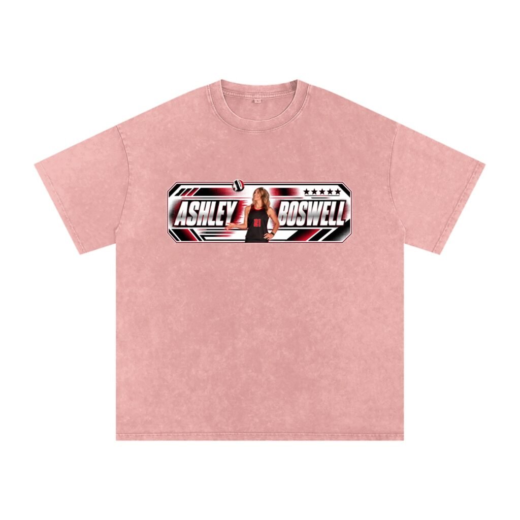 Ashley Boswell Snow Washed Oversized TEE