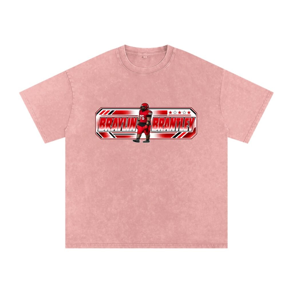 Braylin Brantley Snow Washed Oversized TEE