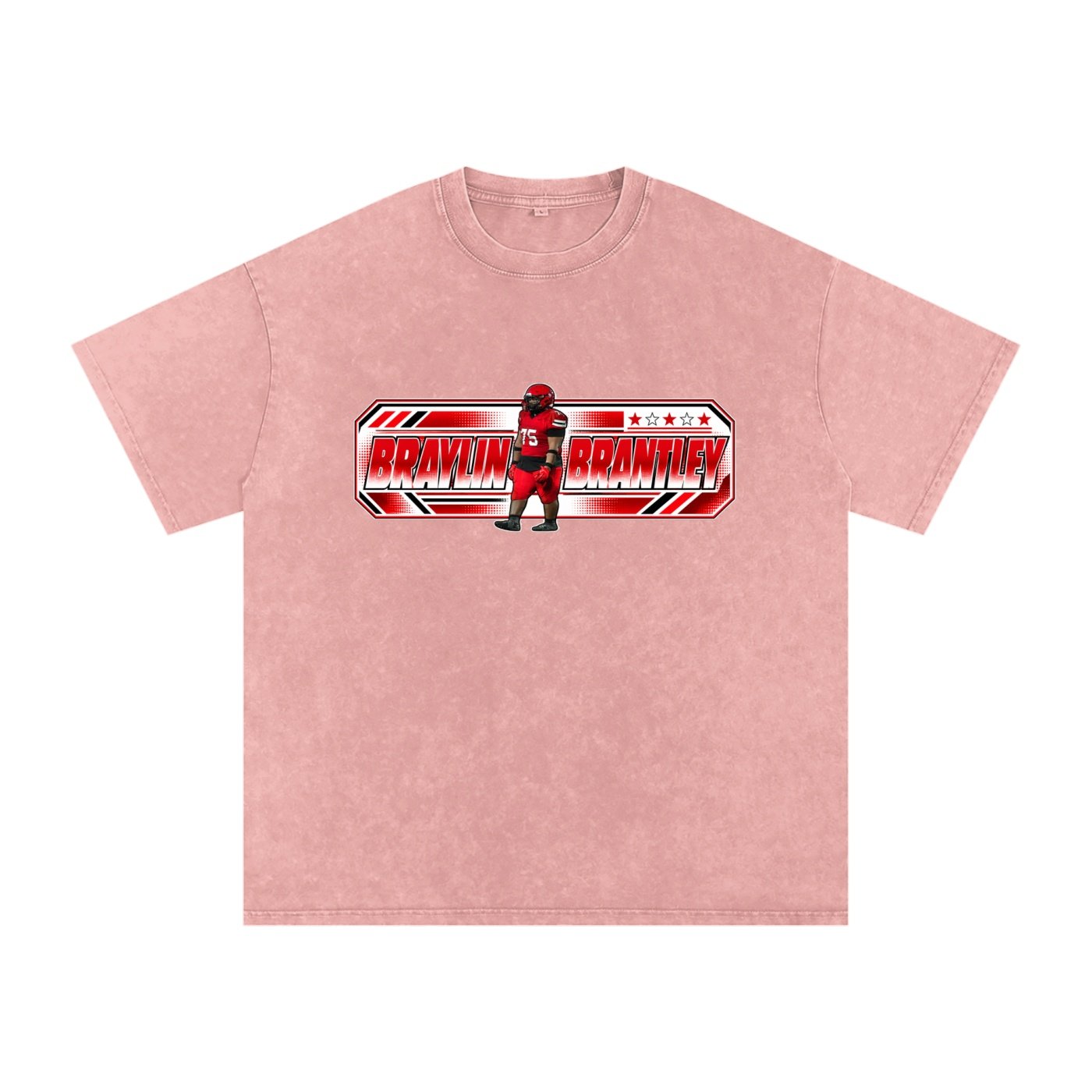 Braylin Brantley Snow Washed Oversized TEE - Image 5