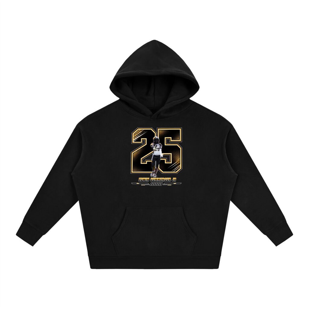Edwin summerour jr Oversize Fleeced Hoodie