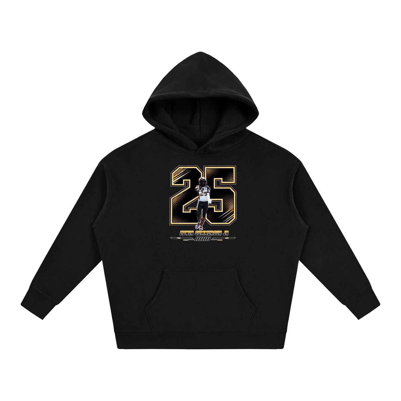 Edwin summerour jr Oversize Fleeced Hoodie - Image 1