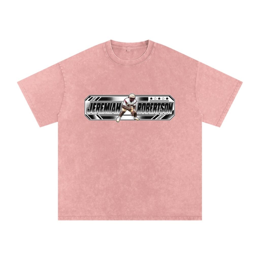 Jeremiah Robertson  Snow Washed Oversized TEE