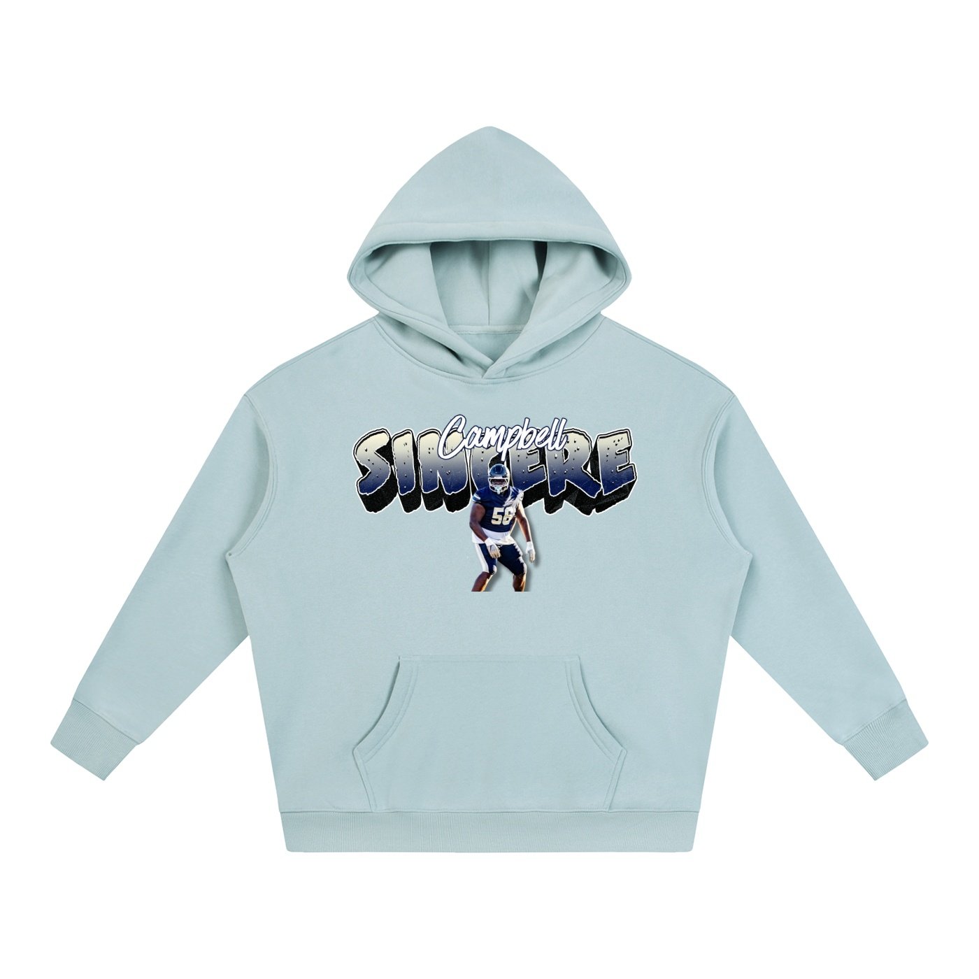 Sincere Campbell Oversize Fleeced Hoodie - Image 3