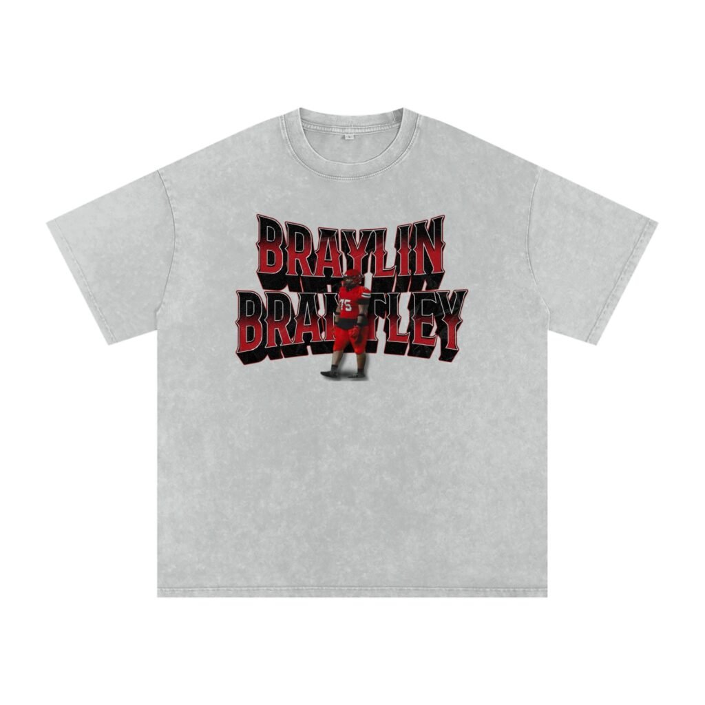 Braylin Brantley Snow Washed Oversized TEE