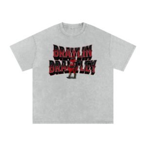 Braylin Brantley Snow Washed Oversized TEE - Image 3