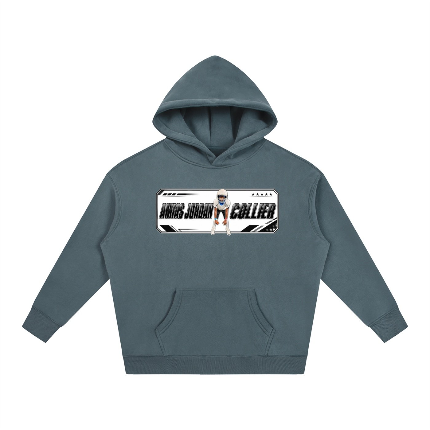 Amias Jordan collier Oversize Fleeced Hoodie - Image 4