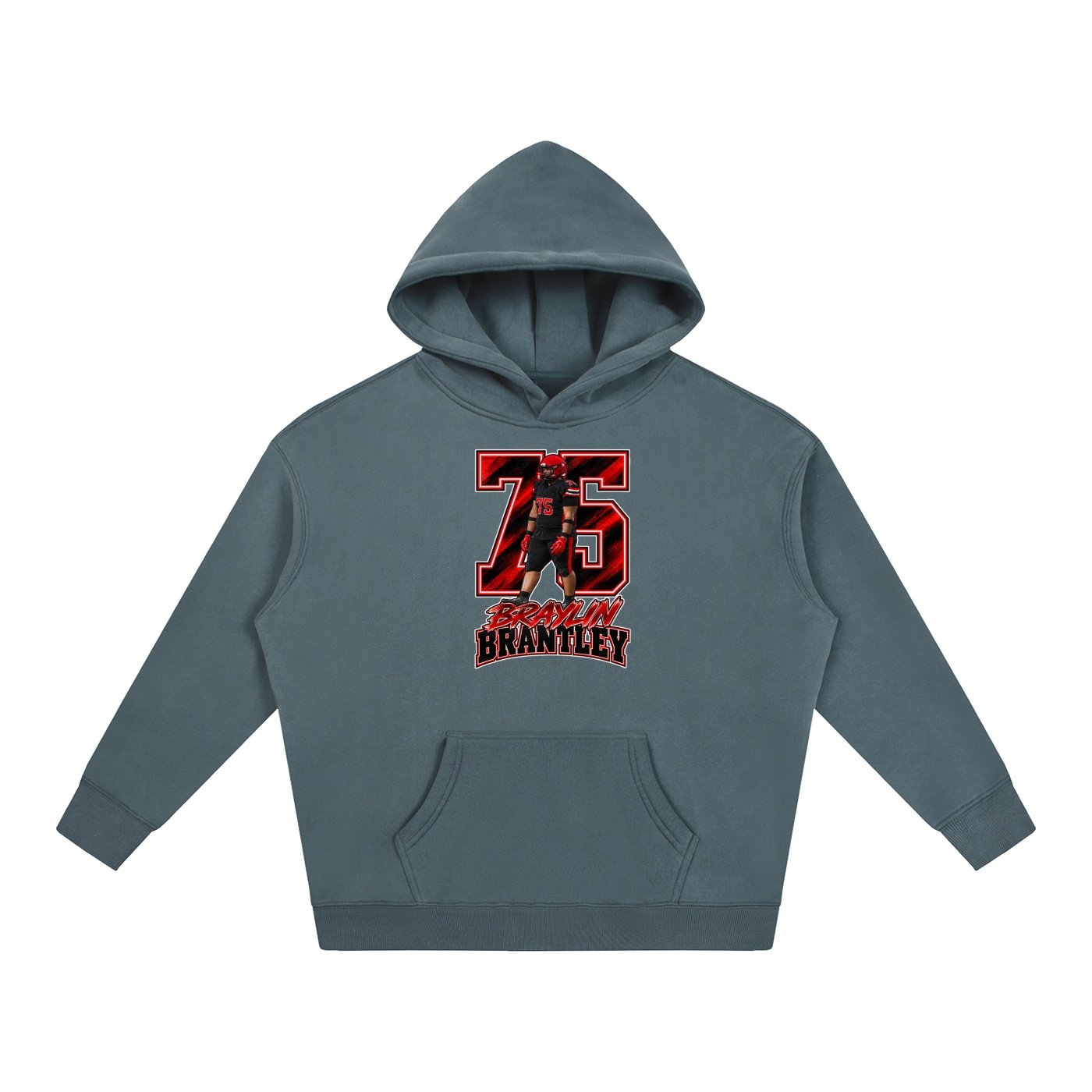 Braylin Brantley Oversize Fleeced Hoodie - Image 4