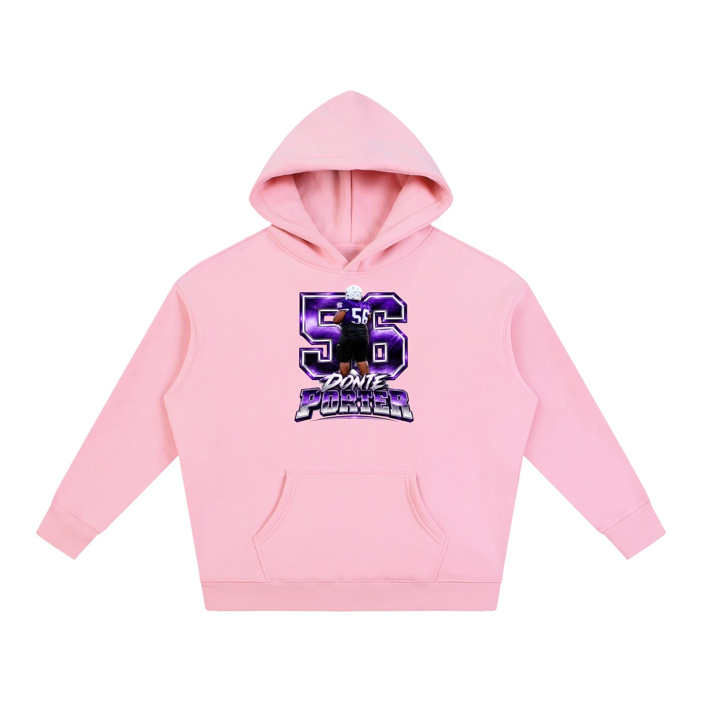 Donte Porter ll  Oversize Fleeced Hoodie - Image 5