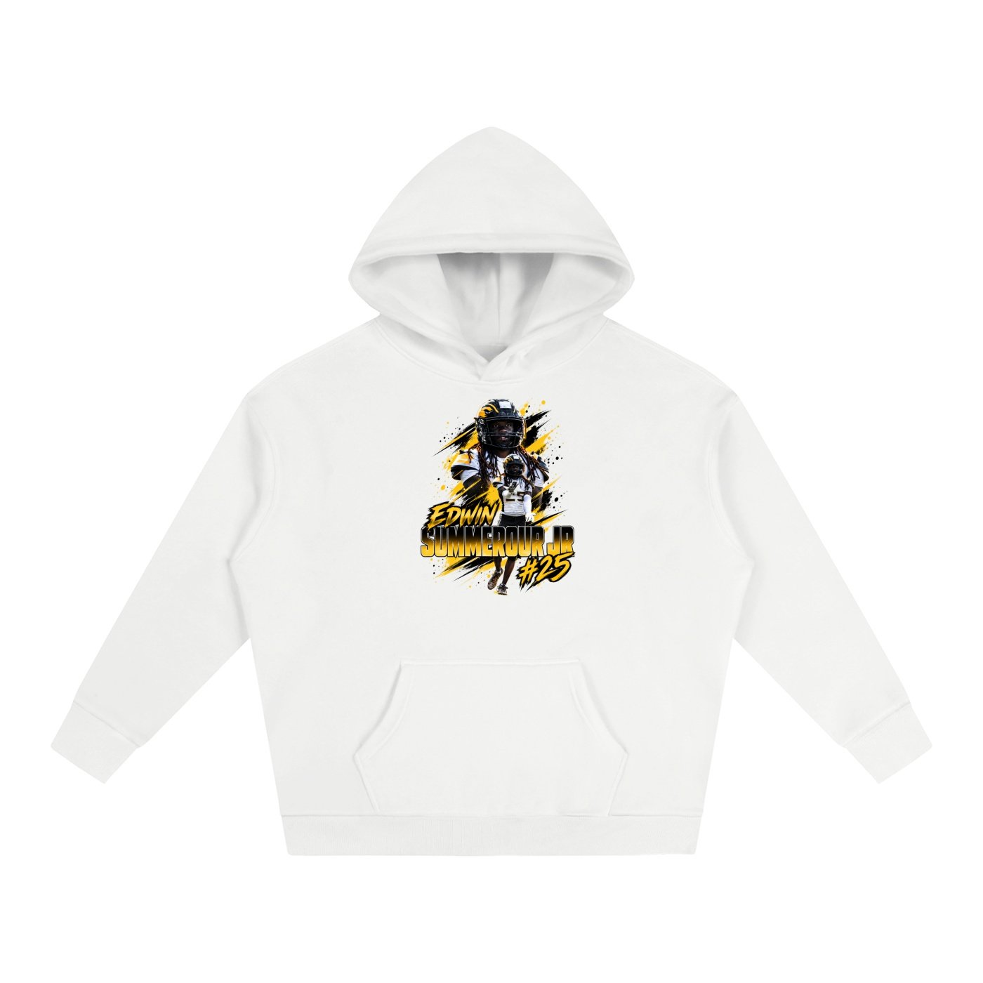 Edwin summerour jr Oversize Fleeced Hoodie - Image 2