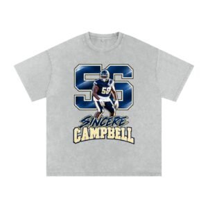 Sincere Campbell Snow Washed Oversized TEE - Image 3