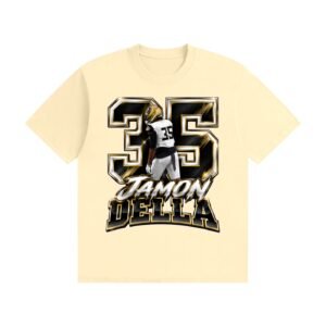 Jamon Della  Unisex Cotton T-Shirt - Image 3
