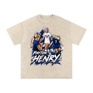 Payton Henry   Snow Washed Oversized TEE - Image 2