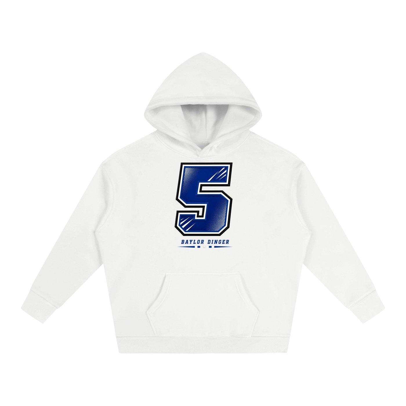 Baylor dinger Oversize Fleeced Hoodie - Image 2