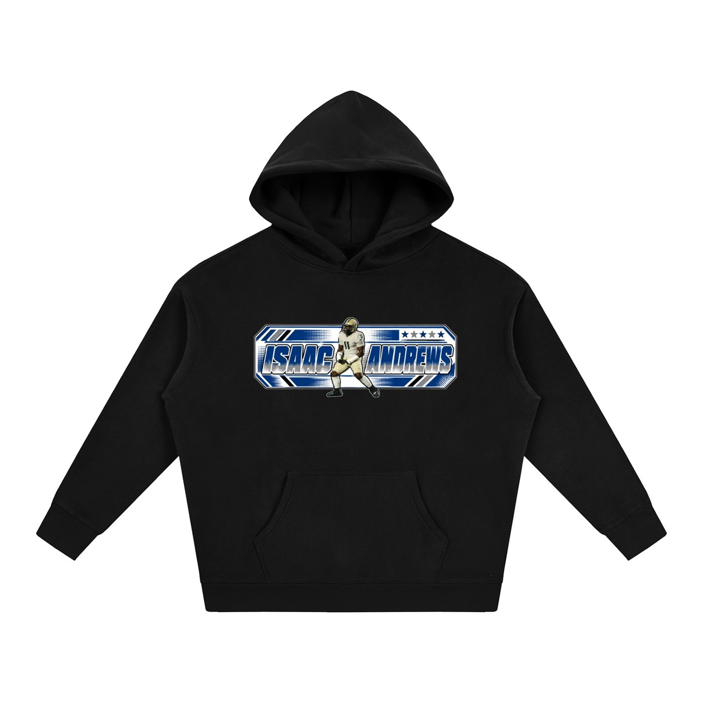 Isaac Andrews   Oversize Fleeced Hoodie - Image 1