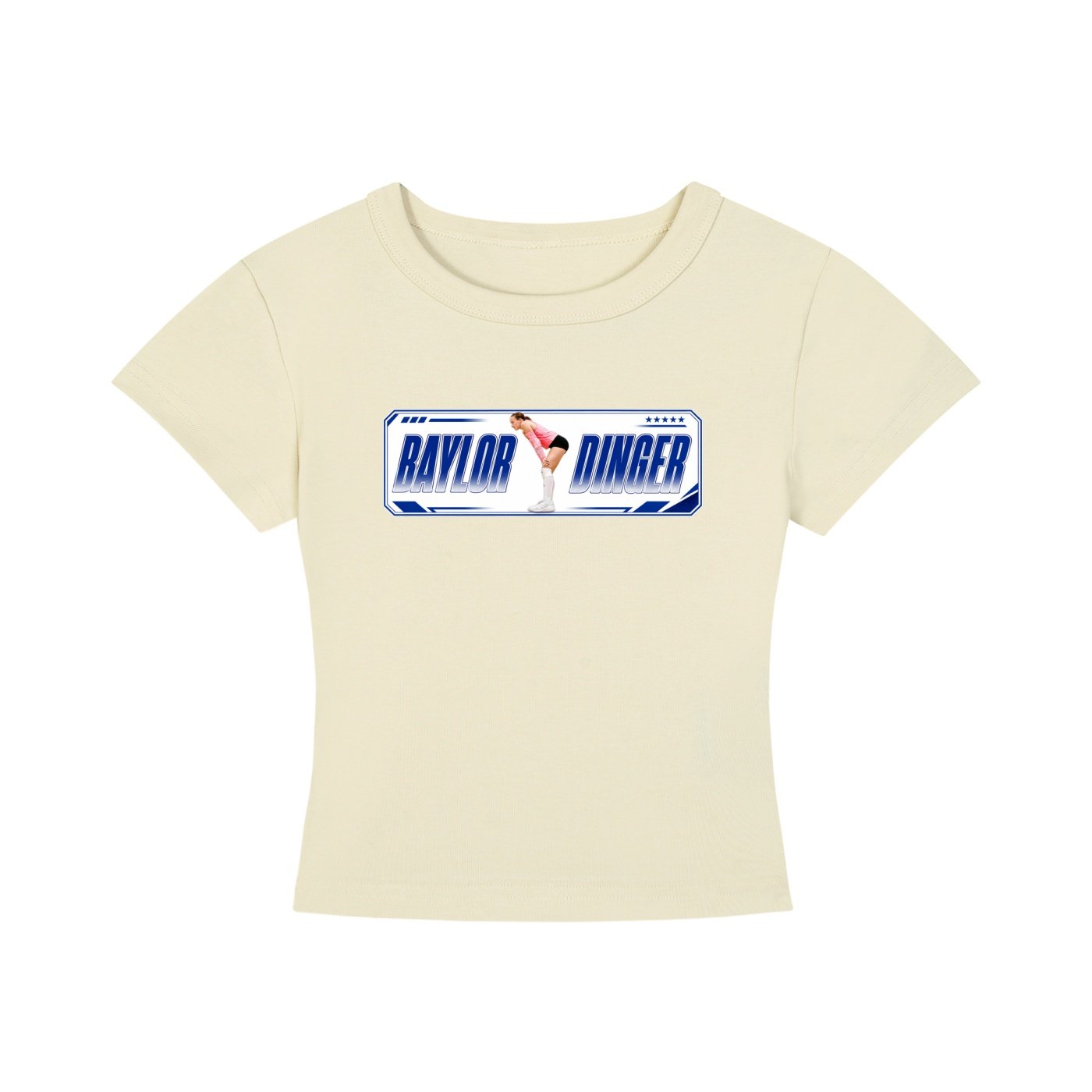 Baylor dinger Women's CropTop - Image 4