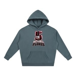 Nathaniel Flores Oversize Fleeced Hoodie - Image 4
