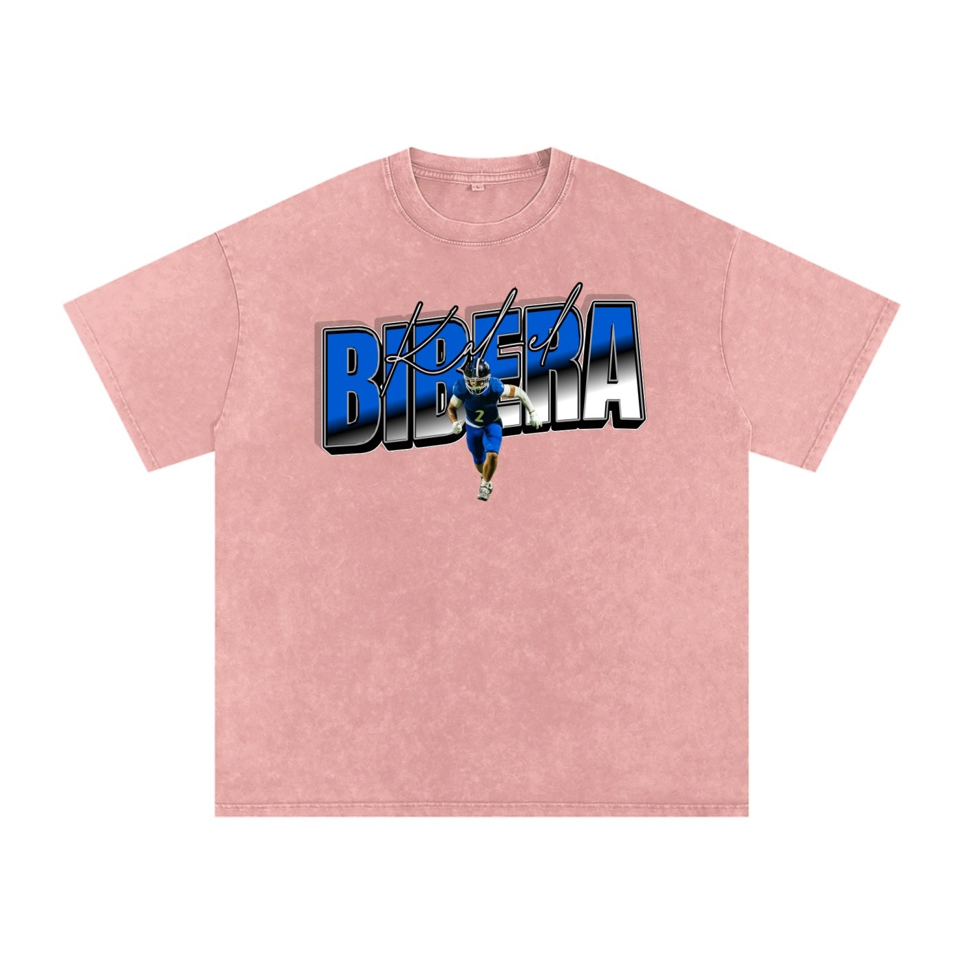 kal-el bibera Snow Washed Oversized TEE - Image 5