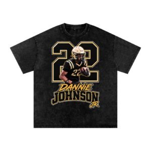 Dannie Johnson jr Snow Washed Oversized TEE - Image 1