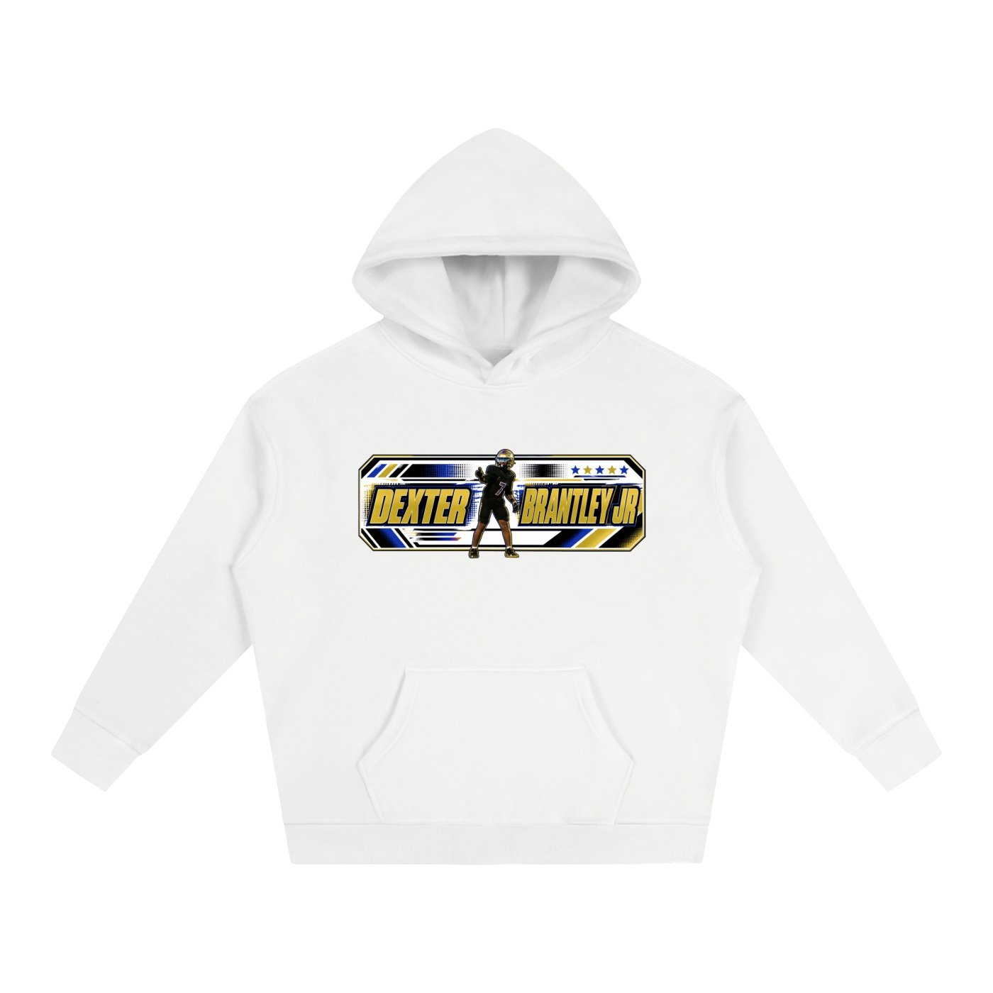 Dexter Brantley Jr,  Oversize Fleeced Hoodie - Image 2