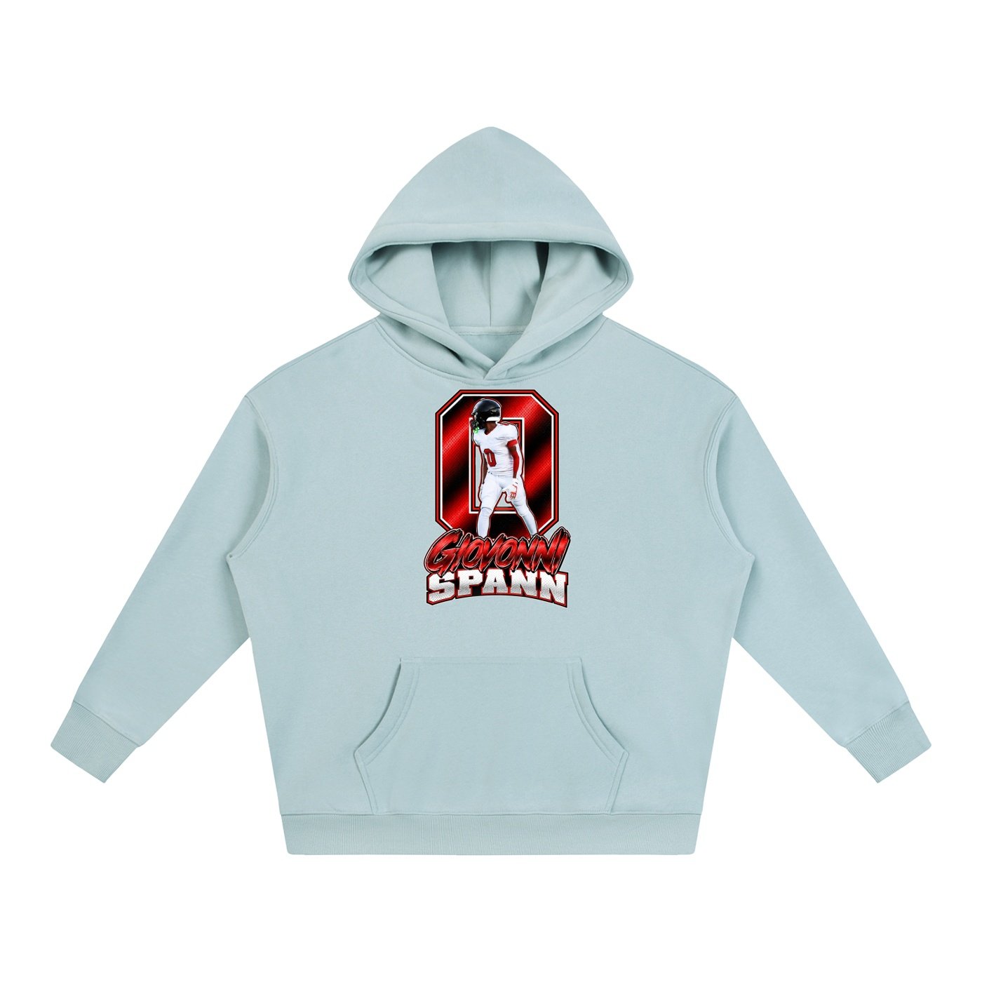 Giovonni Spann  Oversize Fleeced Hoodie - Image 3