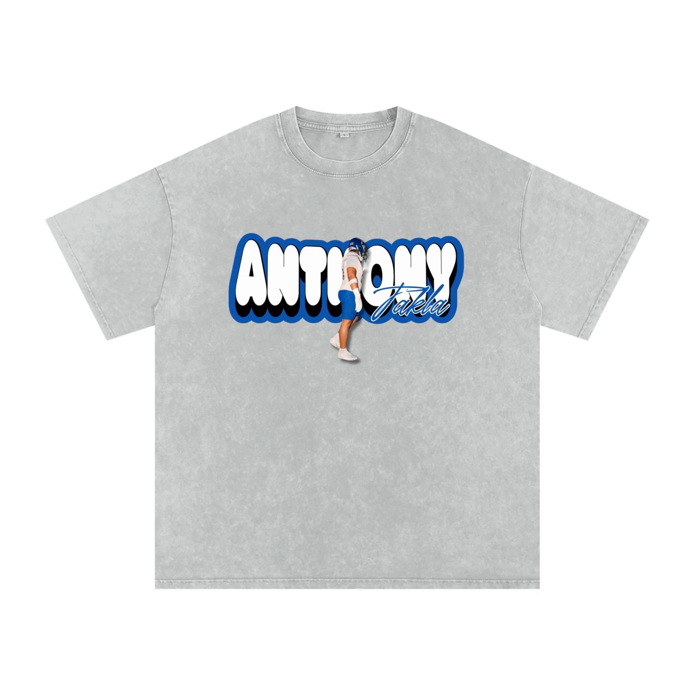 Anthony Takla Snow Washed Oversized TEE - Image 3