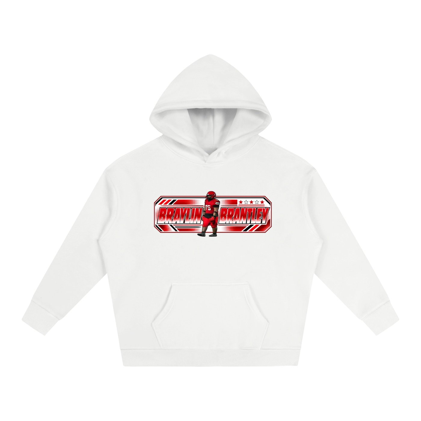 Braylin Brantley Oversize Fleeced Hoodie - Image 2