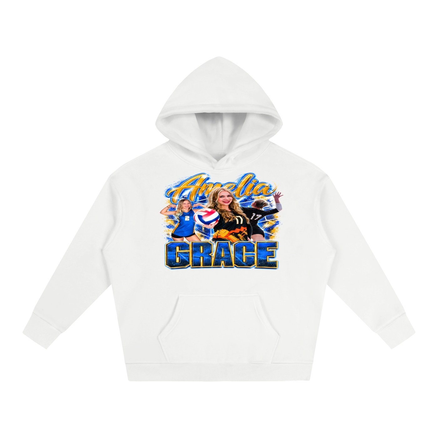 Amelia Grace Oversize Fleeced Hoodie - Image 2
