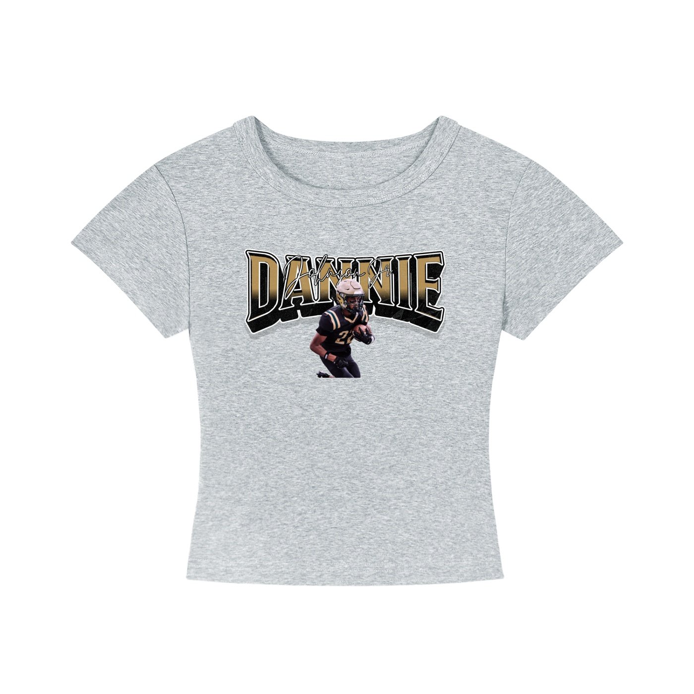 Dannie Johnson jr Women's CropTop - Image 3