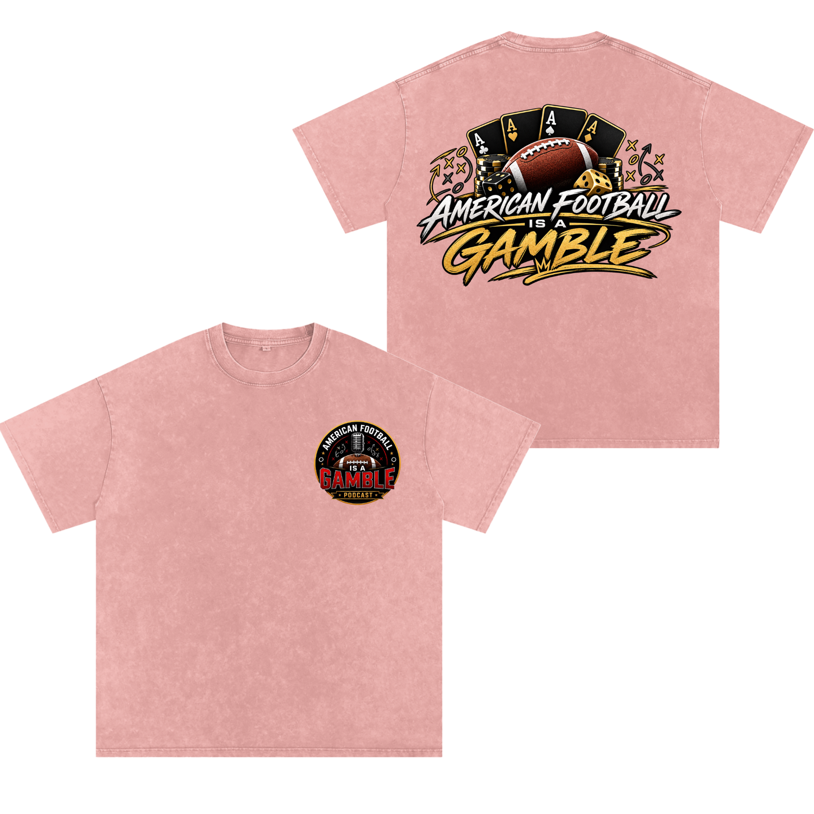 Phillip Gamble Snow Washed Oversized TEE - Image 5