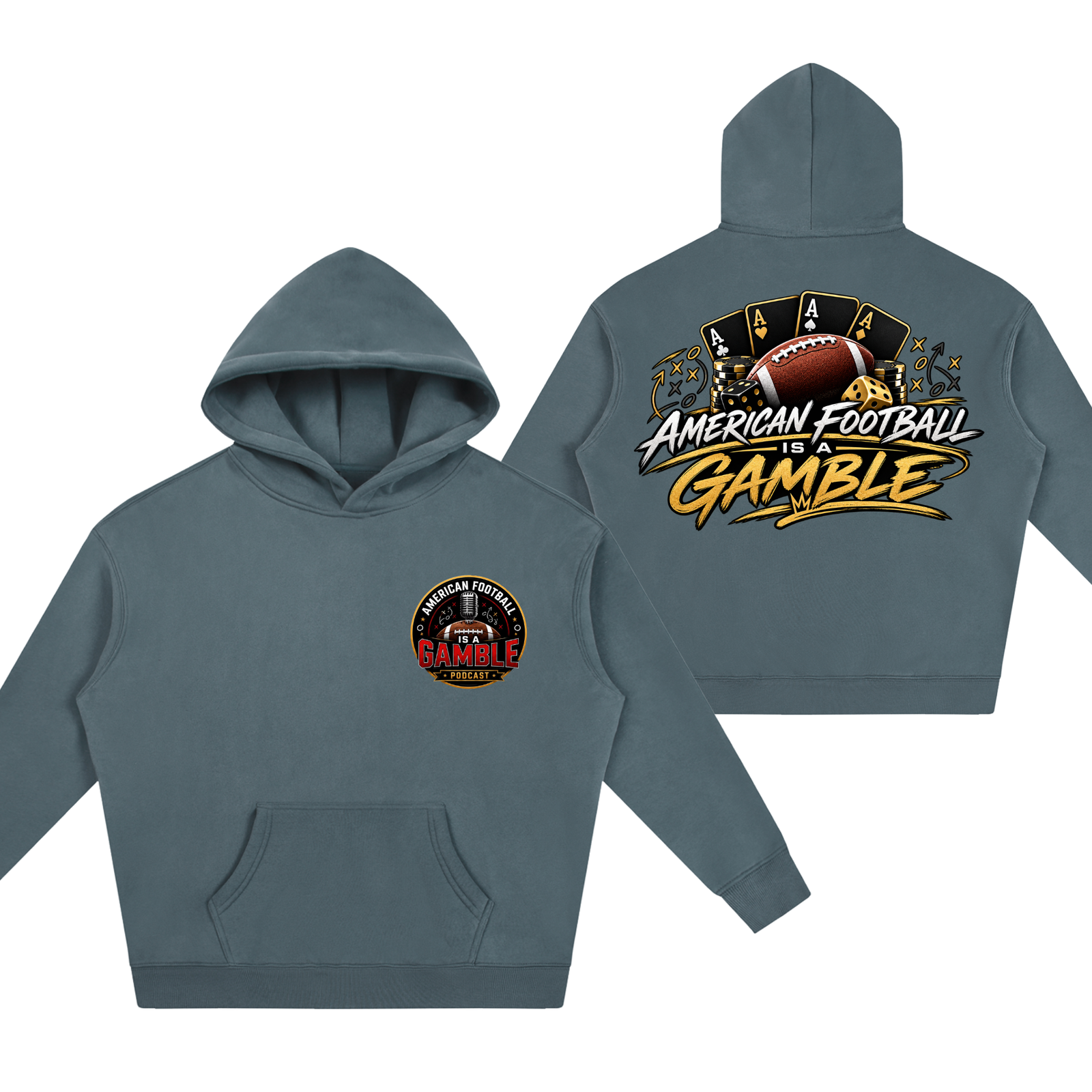Phillip Gamble Oversize Fleeced Hoodie - Image 5