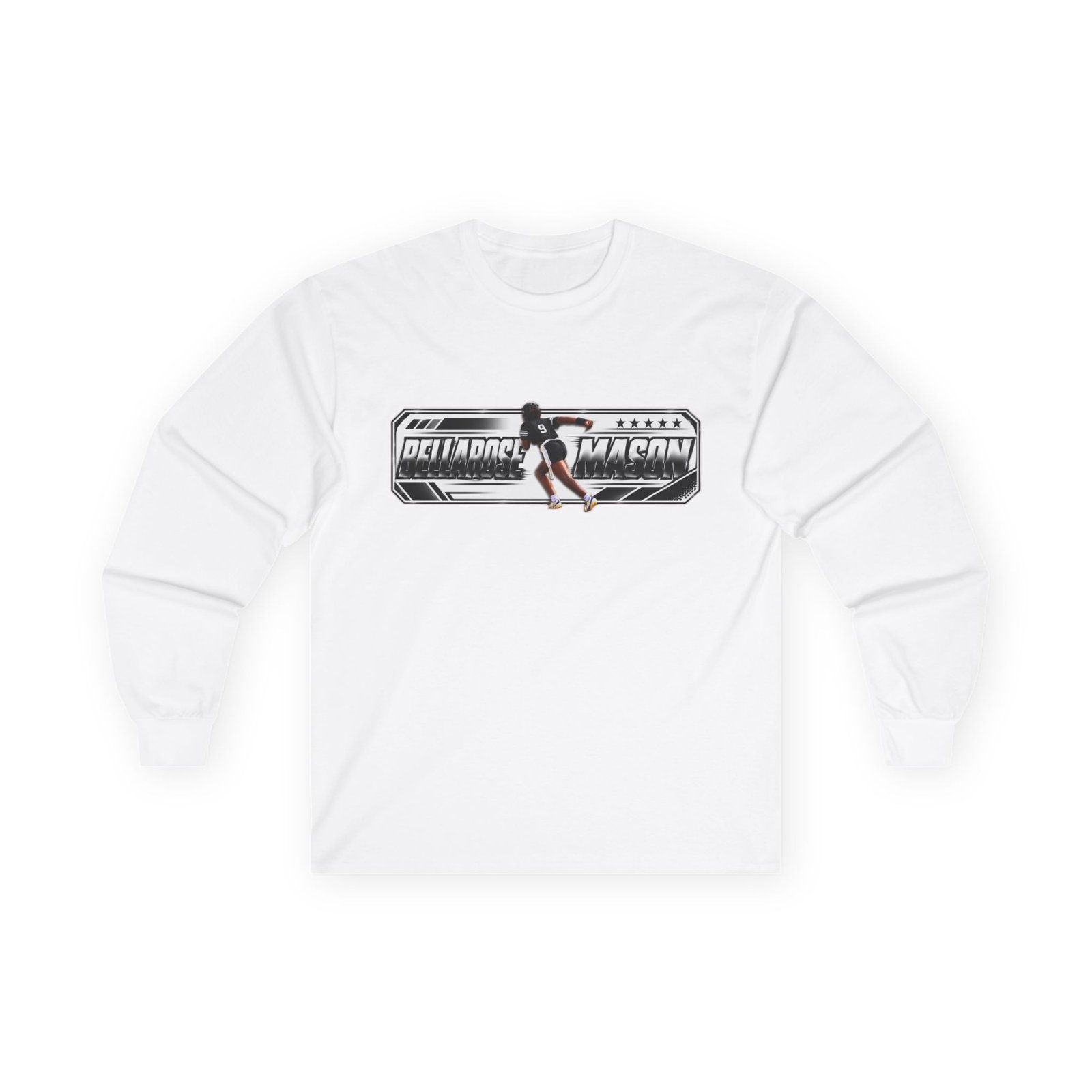 Bellarose Mason Unisex Cotton Long Sleeve Tee - Image 2