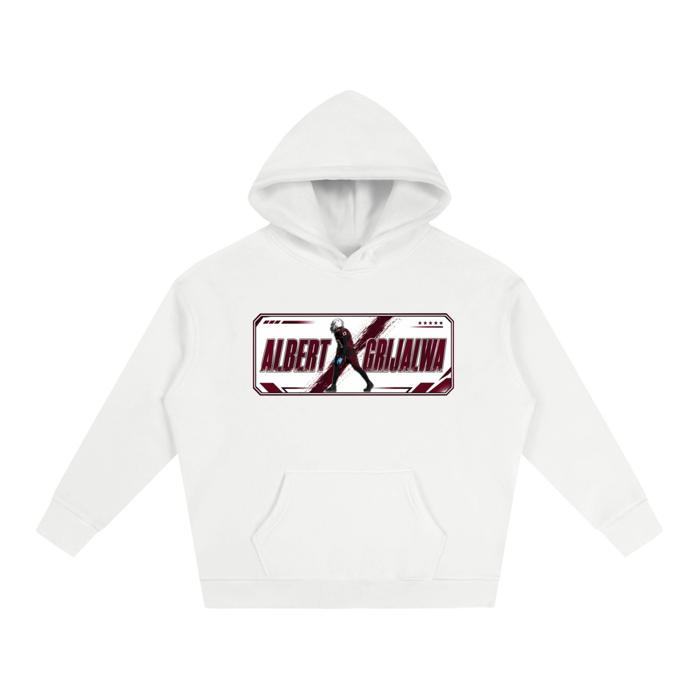 Albert Grijalva Oversize Fleeced Hoodie - Image 2