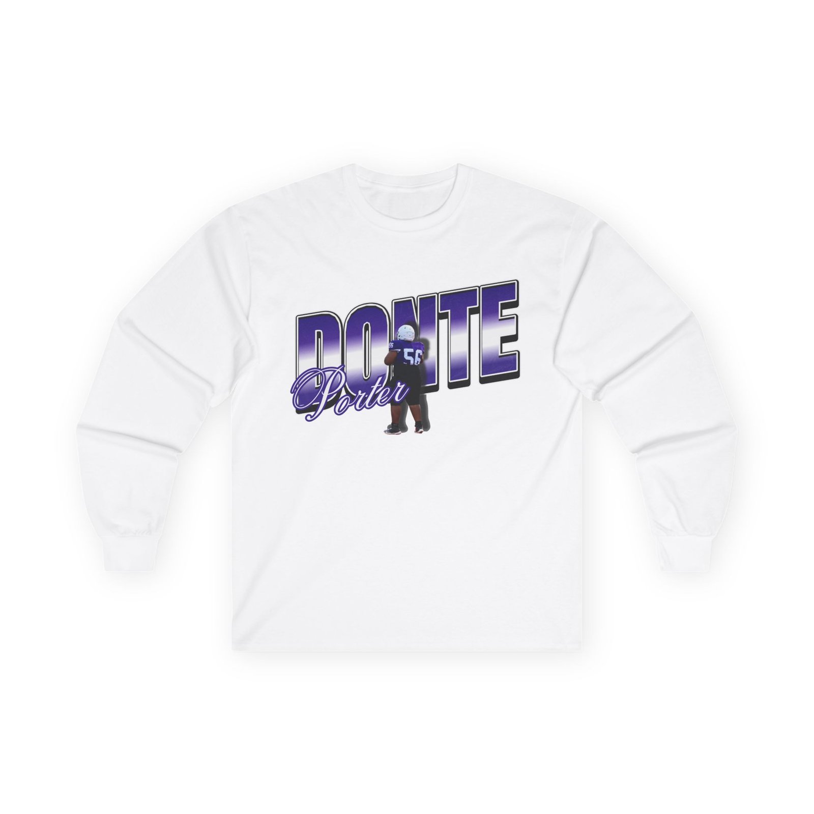 Donte Porter ll Unisex Cotton Long Sleeve Tee - Image 2