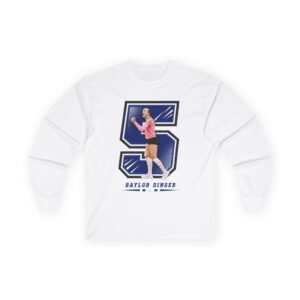 Baylor dinger Unisex Cotton Long Sleeve Tee - Image 2