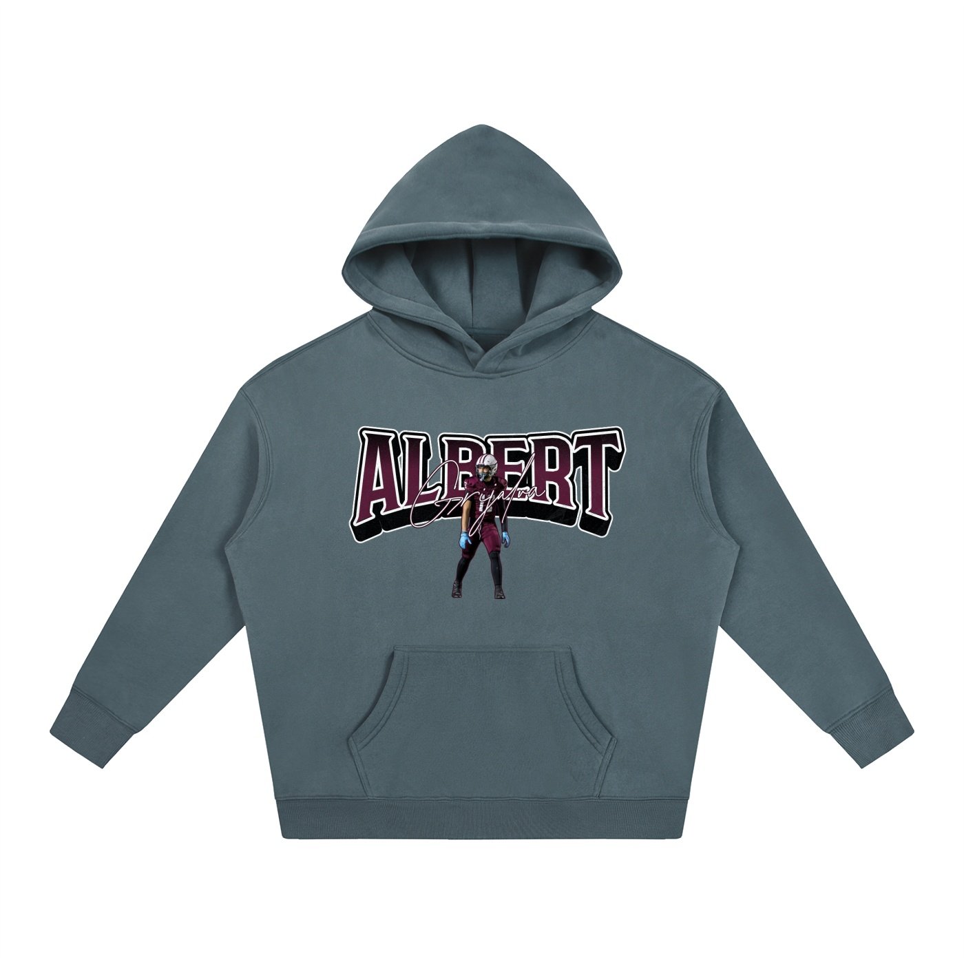Albert Grijalva Oversize Fleeced Hoodie - Image 4