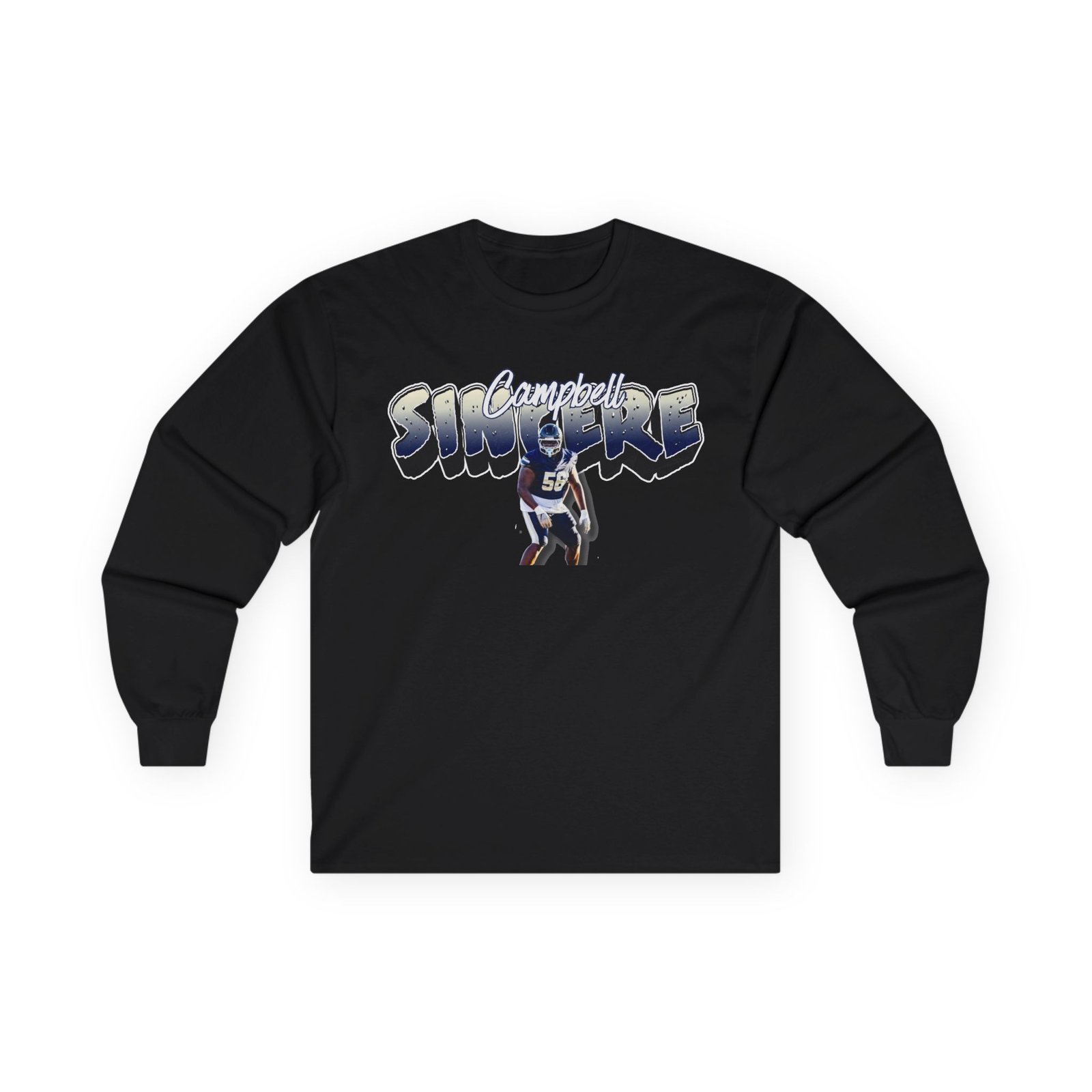 Sincere Campbell Unisex Cotton Long Sleeve Tee - Image 1