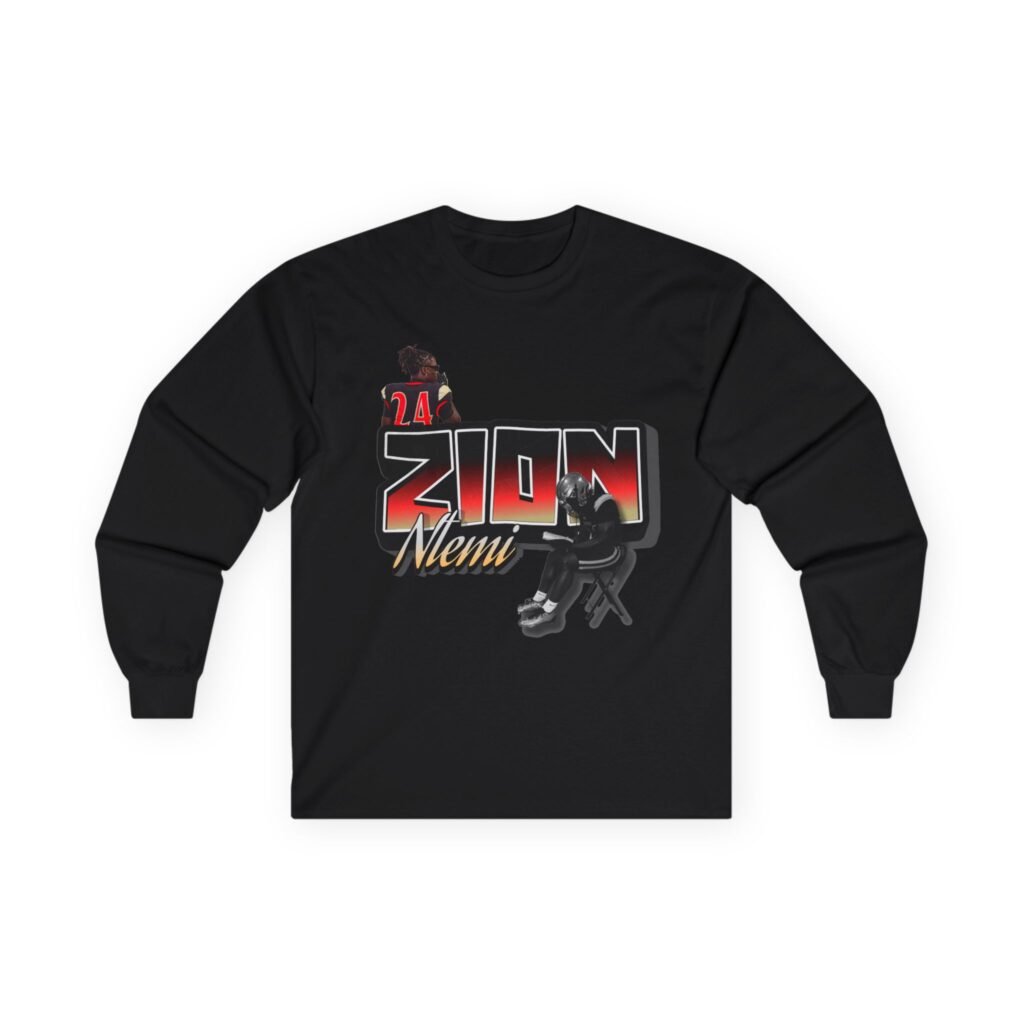 Zion Ntemi Unisex Cotton Long Sleeve Tee