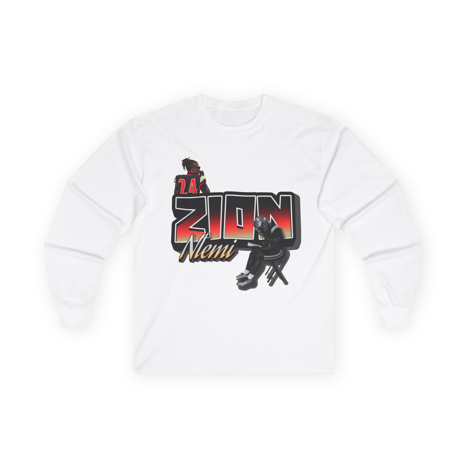 Zion Ntemi Unisex Cotton Long Sleeve Tee - Image 2