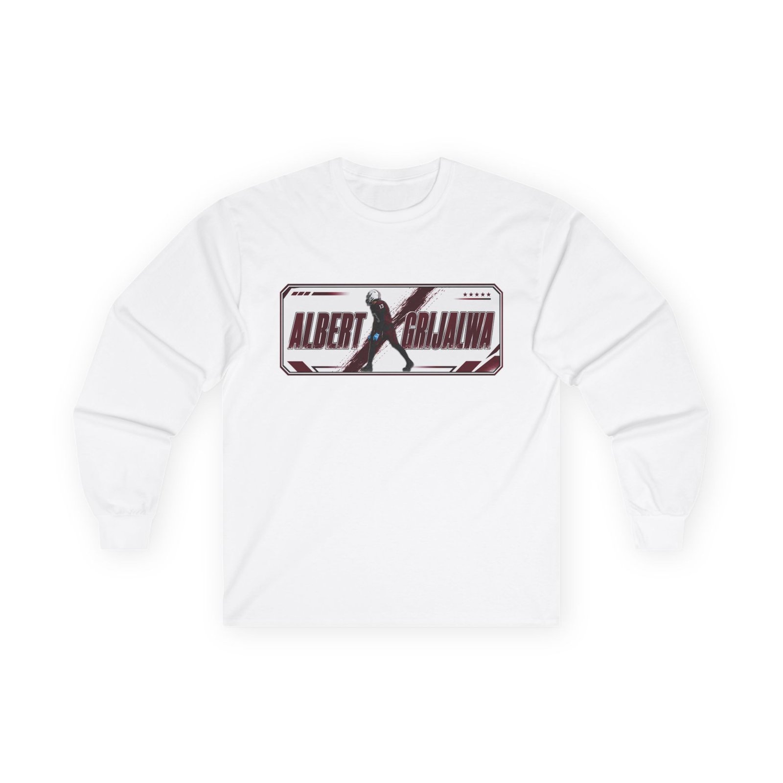 Albert Grijalva Unisex Cotton Long Sleeve Tee - Image 2