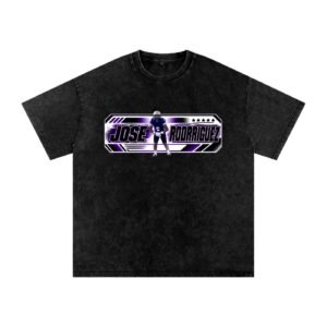 Jose Rodriguez Snow Washed Oversized TEE - Image 1