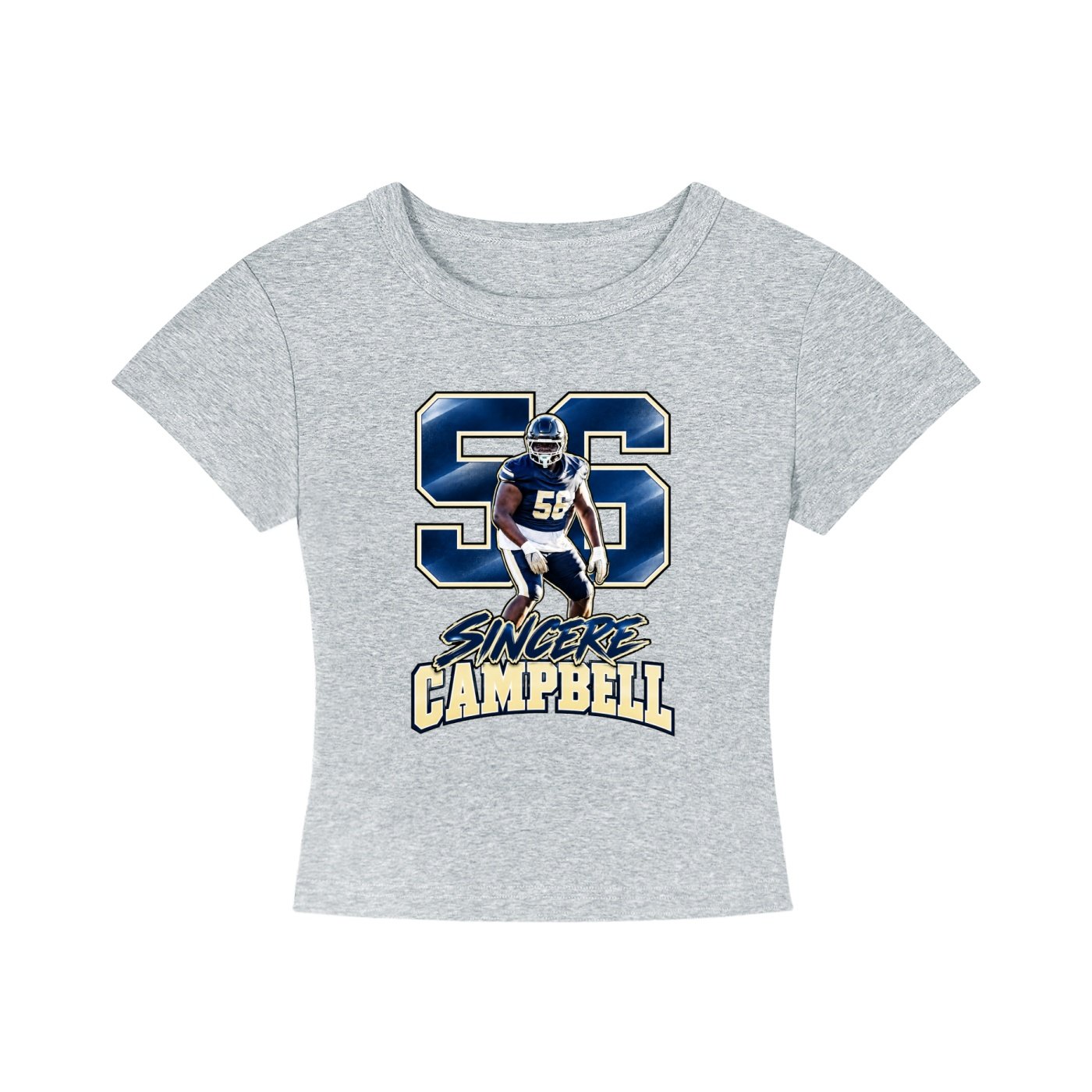 Sincere Campbell Women's CropTop - Image 3