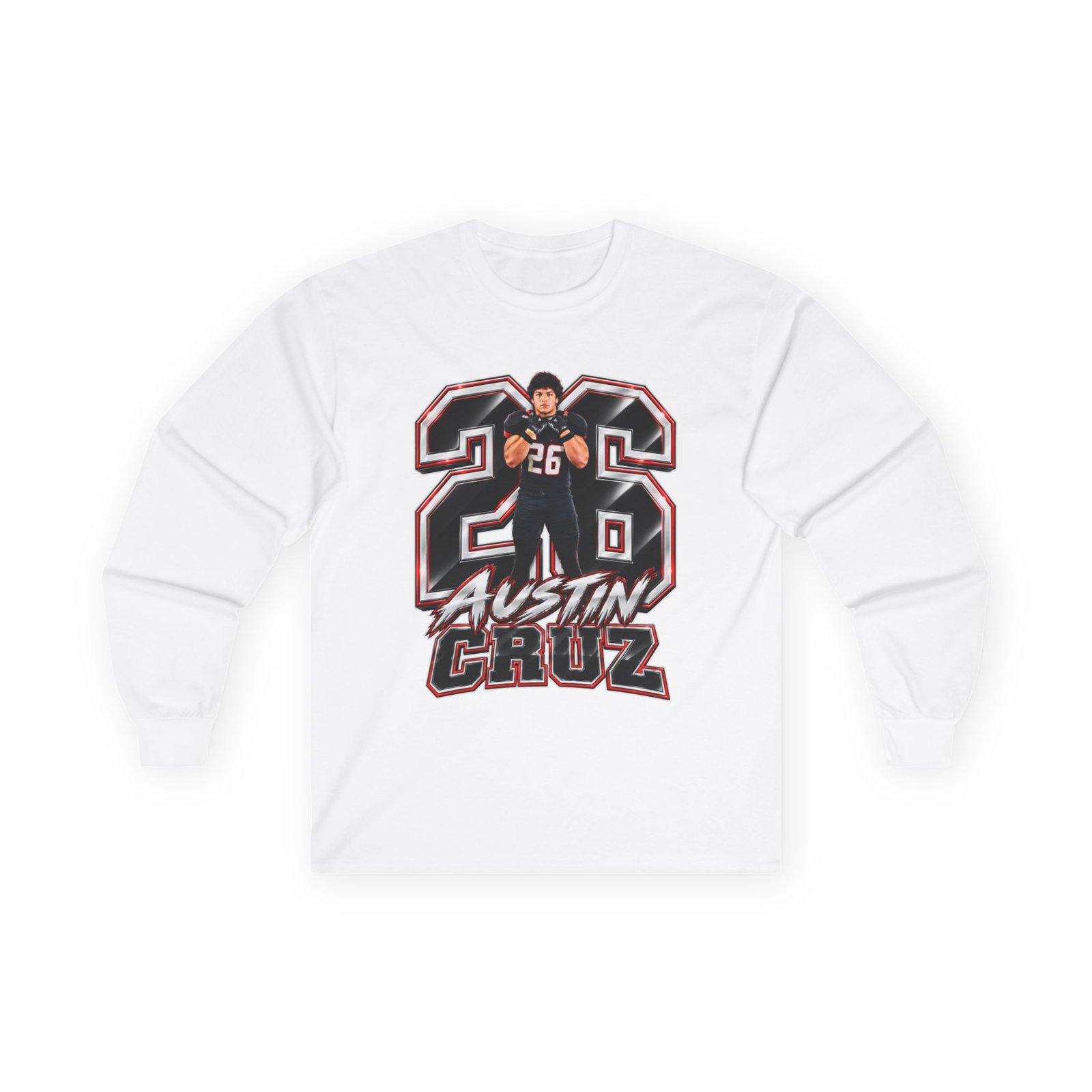Austin Cruz Unisex Cotton Long Sleeve Tee - Image 2