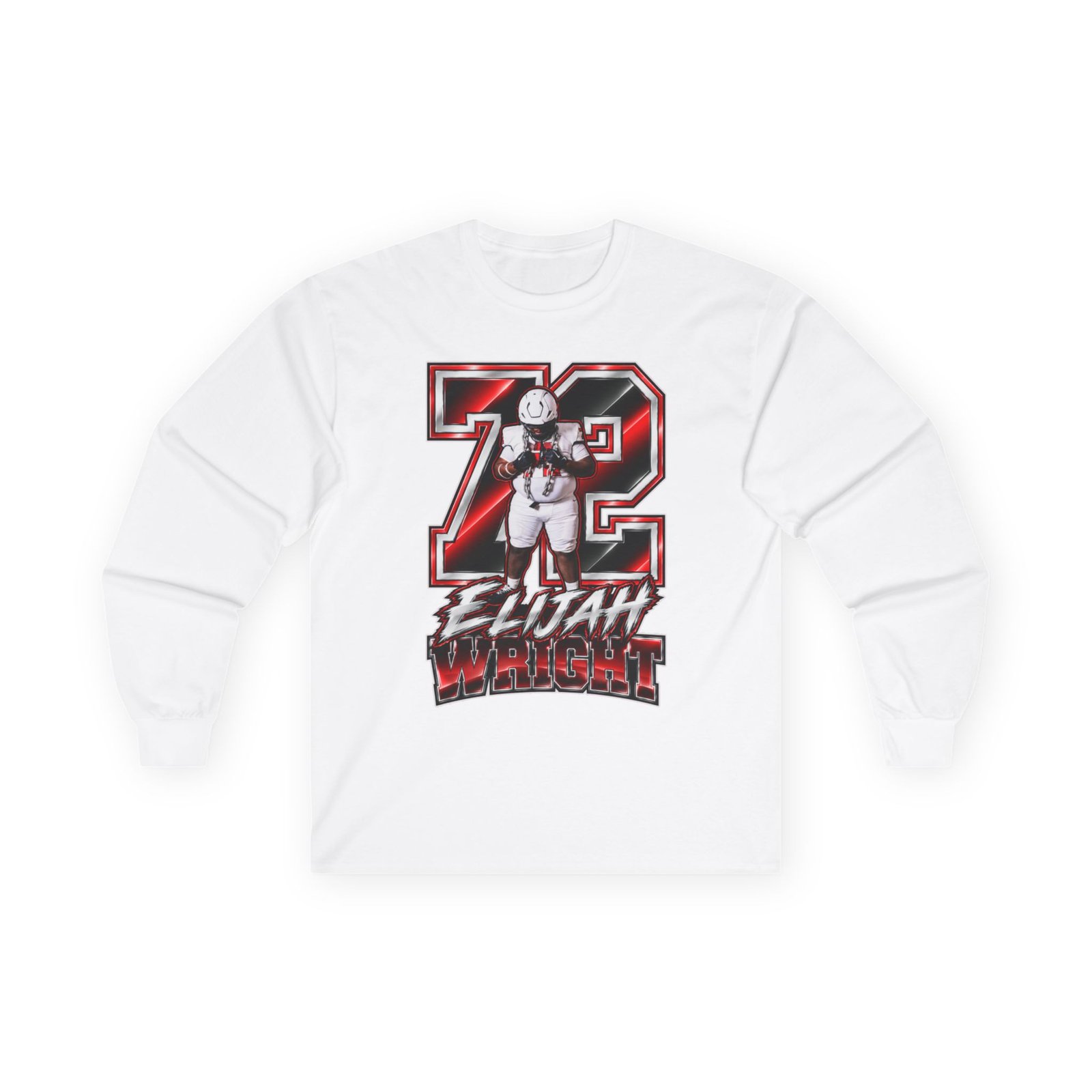 Elijah Wright  Unisex Cotton Long Sleeve Tee - Image 2