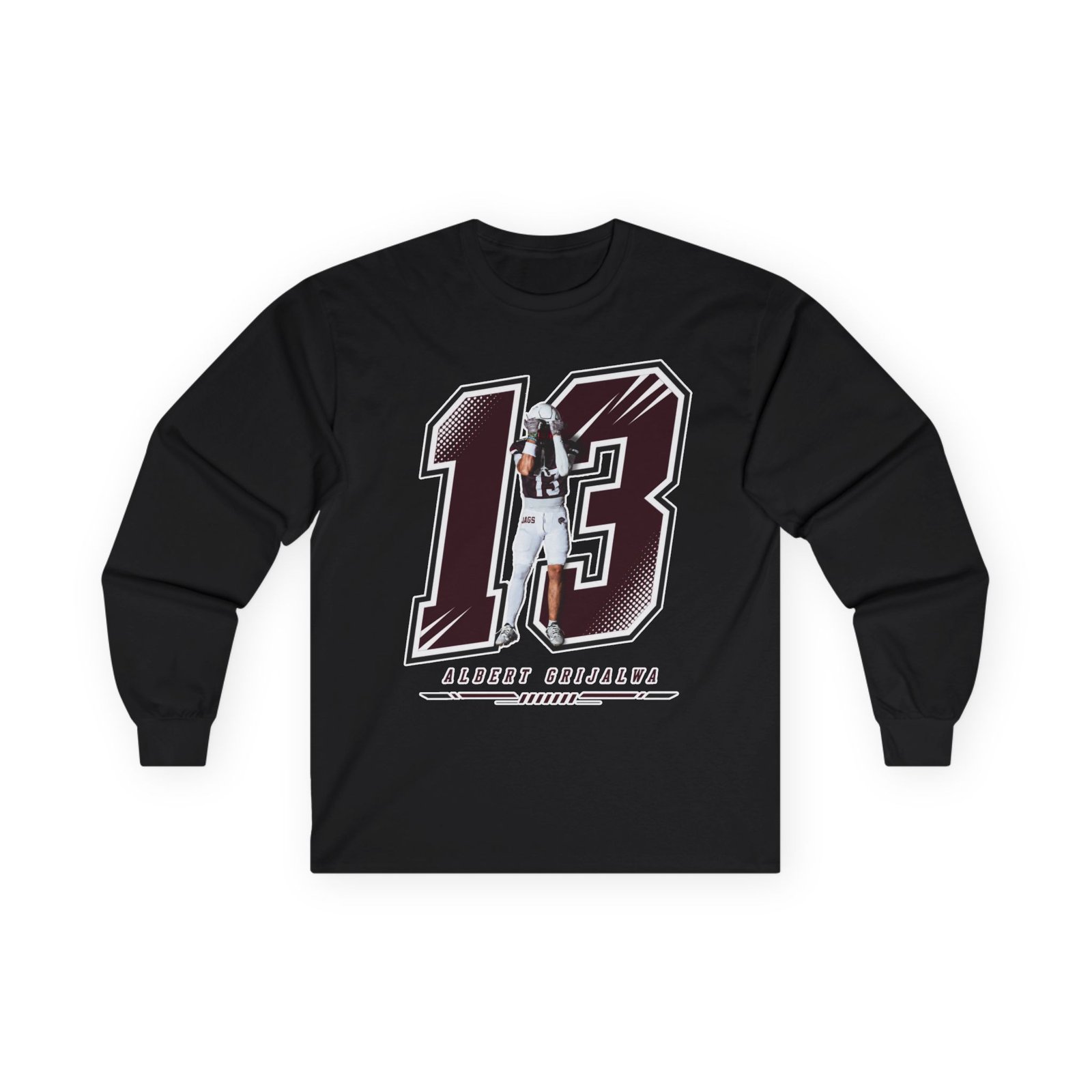 Albert Grijalva Unisex Cotton Long Sleeve Tee - Image 1