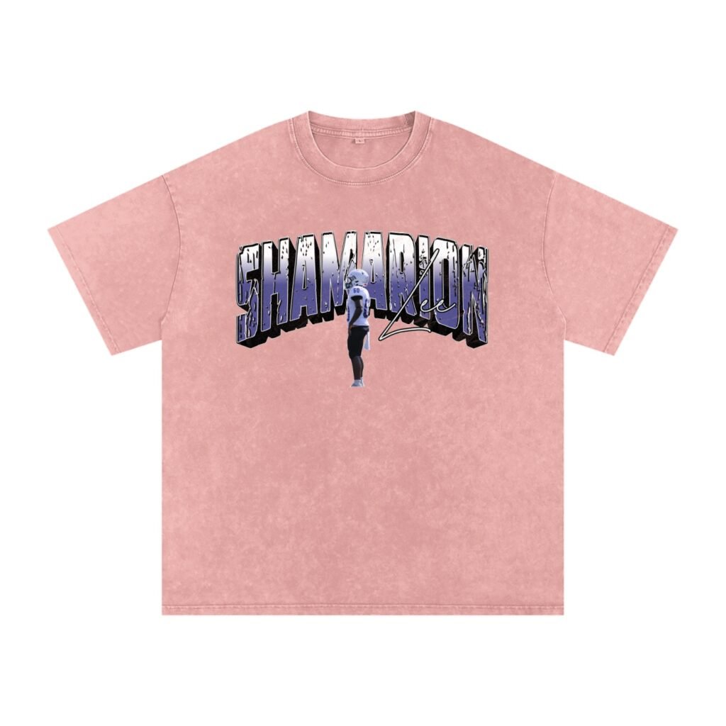 Shamarion Lee Snow Washed Oversized TEE