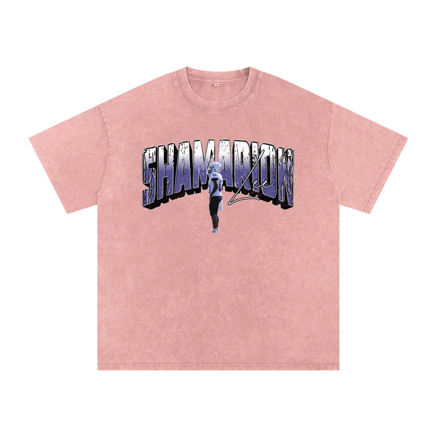 Shamarion Lee Snow Washed Oversized TEE - Image 5