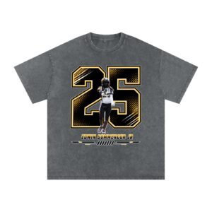 Edwin summerour jr Snow Washed Oversized TEE - Image 4