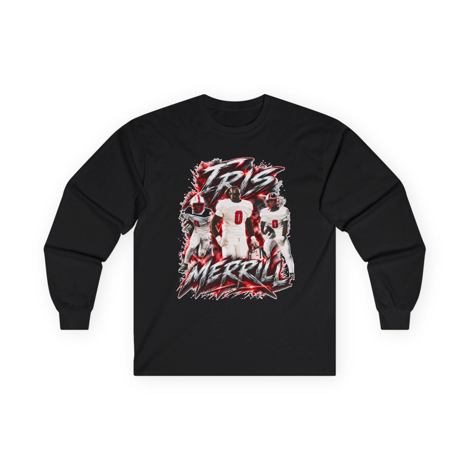 Iris Merrill Unisex Cotton Long Sleeve Tee - Image 1