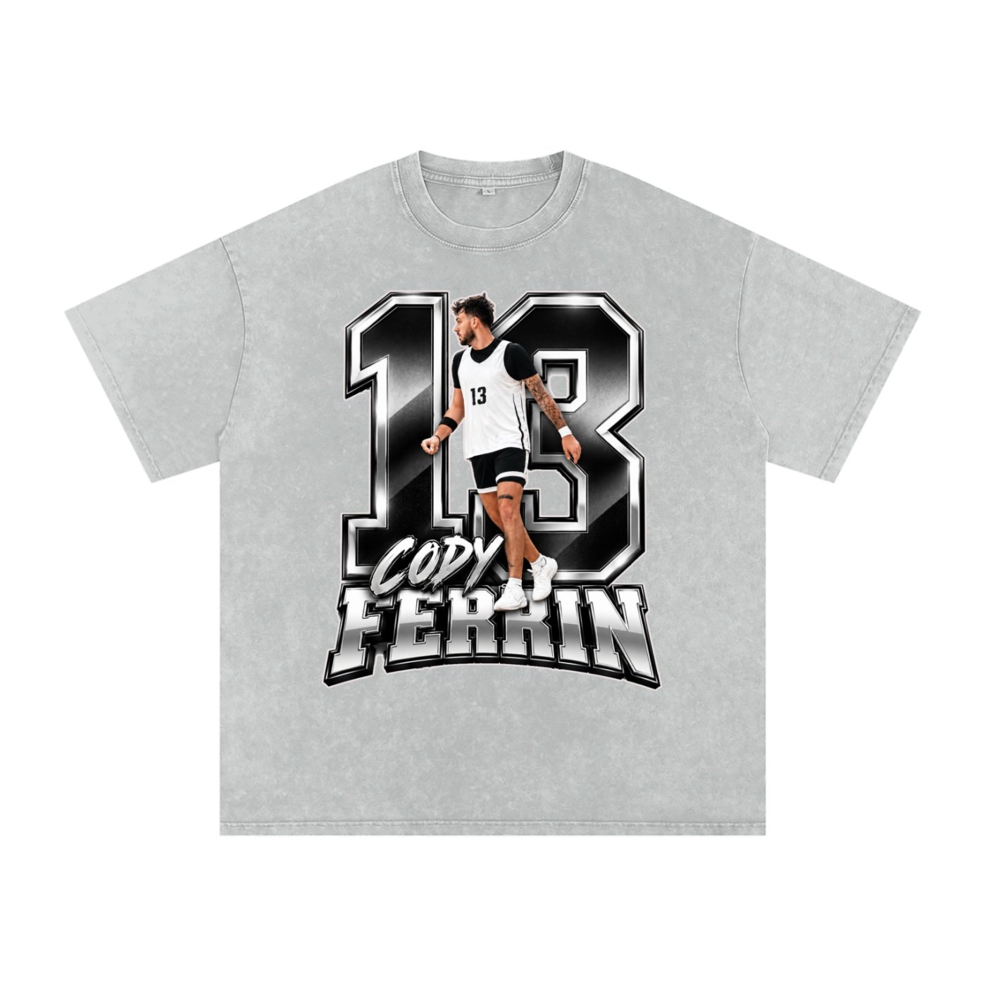 Cody Ferrin  Snow Washed Oversized TEE - Image 3