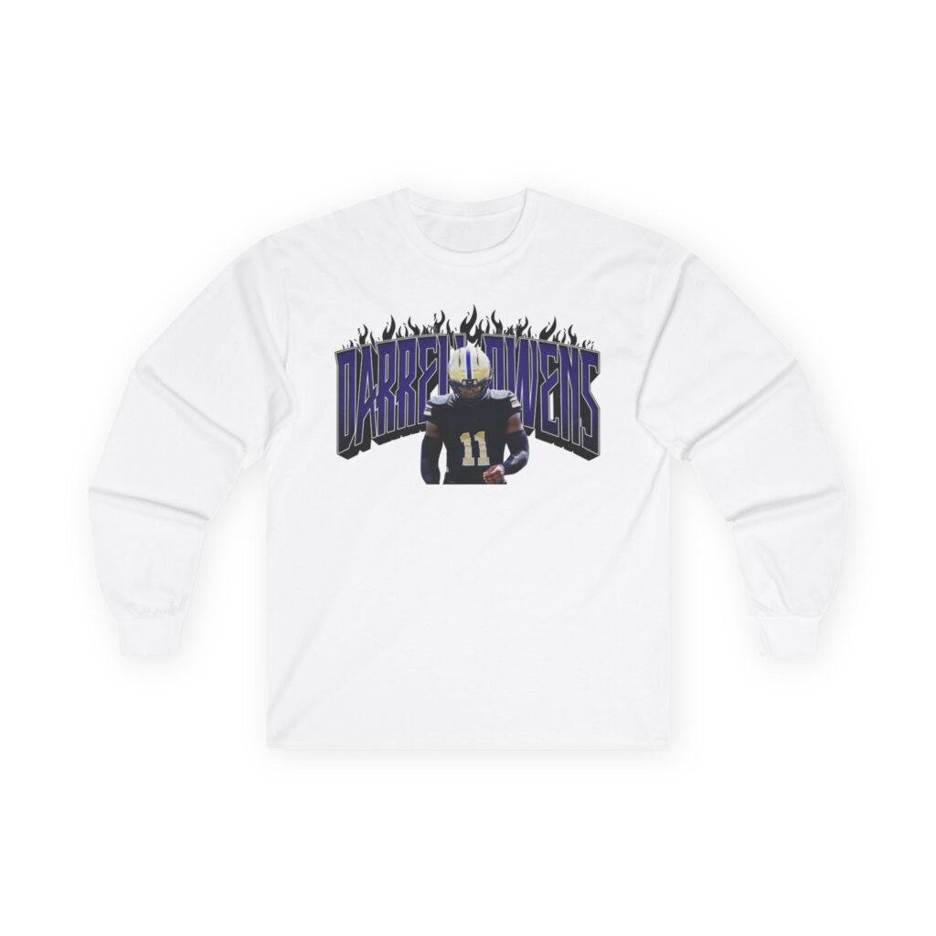 Darrell owens jr Unisex Cotton Long Sleeve Tee